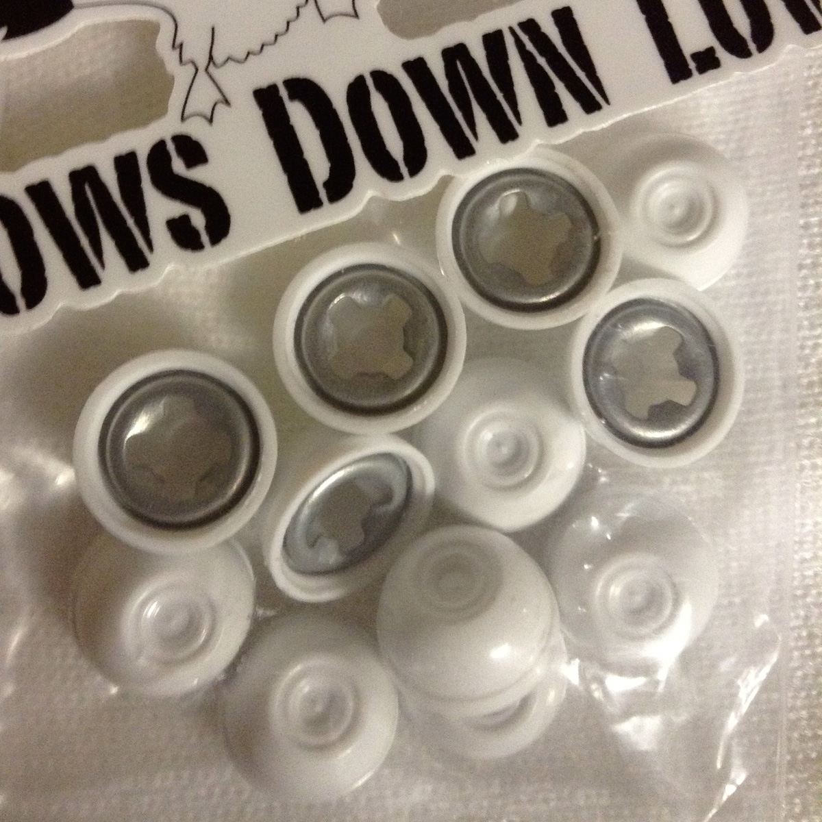 thumbnail image 2 of Black Plastic Push-On Decorative Cap Nuts For 5/8" Studs Or Shafts - 2 Pack, Zinc Insert 2 of 11