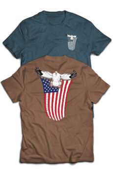 "Let Freedom Ring" Snow Goose T-Shirt