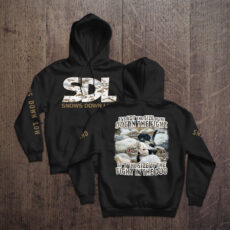 "Fight in the Dog" Black Snow Goose Hunting Hoodie