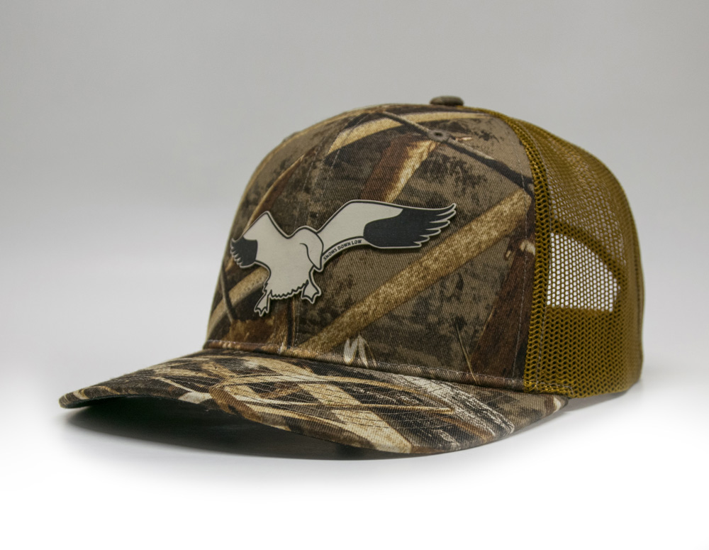 Logo Patch Snapback Hat - MAX-5 Camo + Buck Brown - Snows Down Low