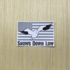 American Flag Logo Sticker