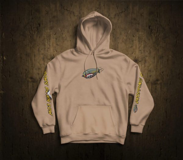 "Lucy Goosey" Sandstone Snow Goose Hoodie - Image 2