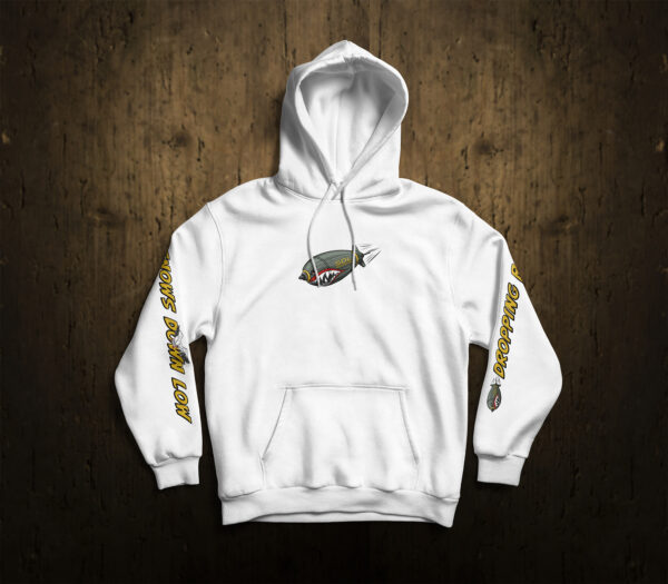 "Lucy Goosey" White Snow Goose Hoodie - Image 2