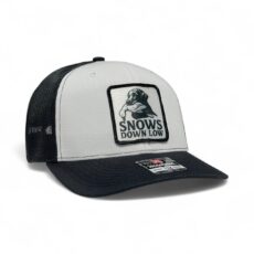 Bird in Hand Hat - White/Black R112