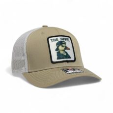 The Juvie "No Ragrets" Hat - Khaki/White R112