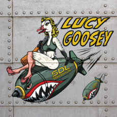 "Lucy Goosey" Vinyl Banner
